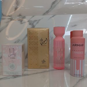 Combo 3 Perfume Ameerati + Body Splash + Crema + Desodorante